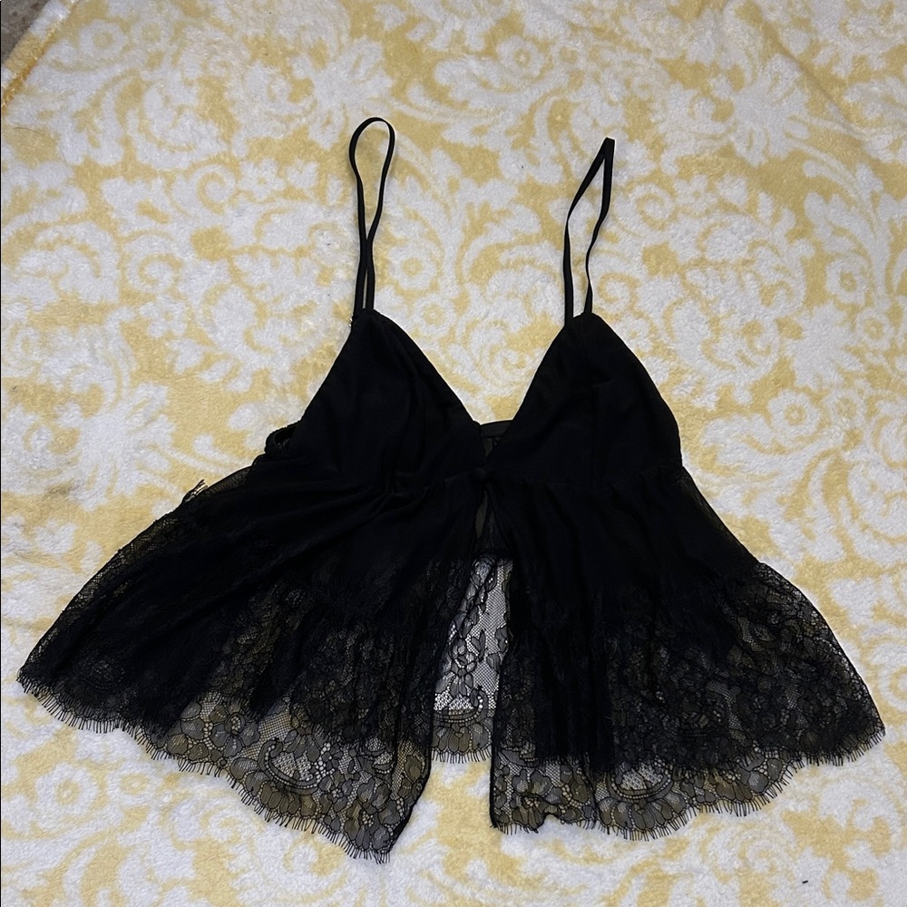 Black Lace Top